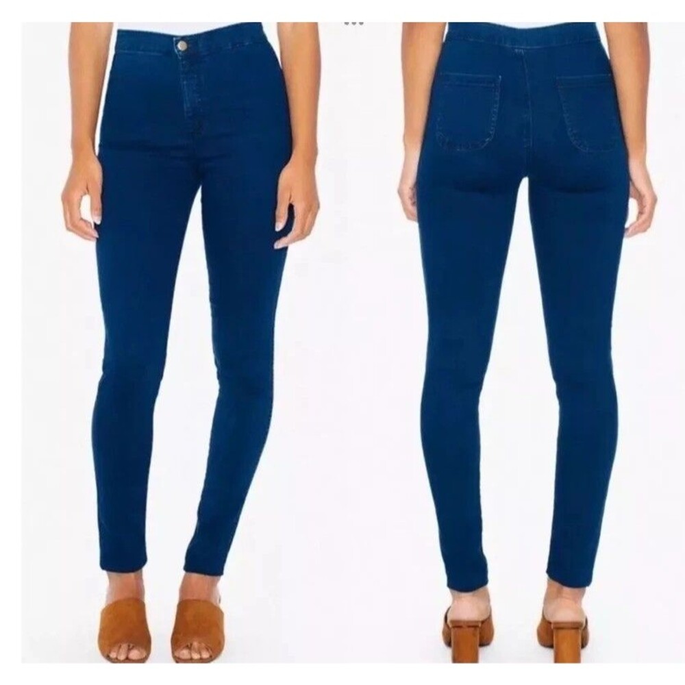 American Apparel Denim Women's The Easy Jean Blue Women's Size XS High Rise